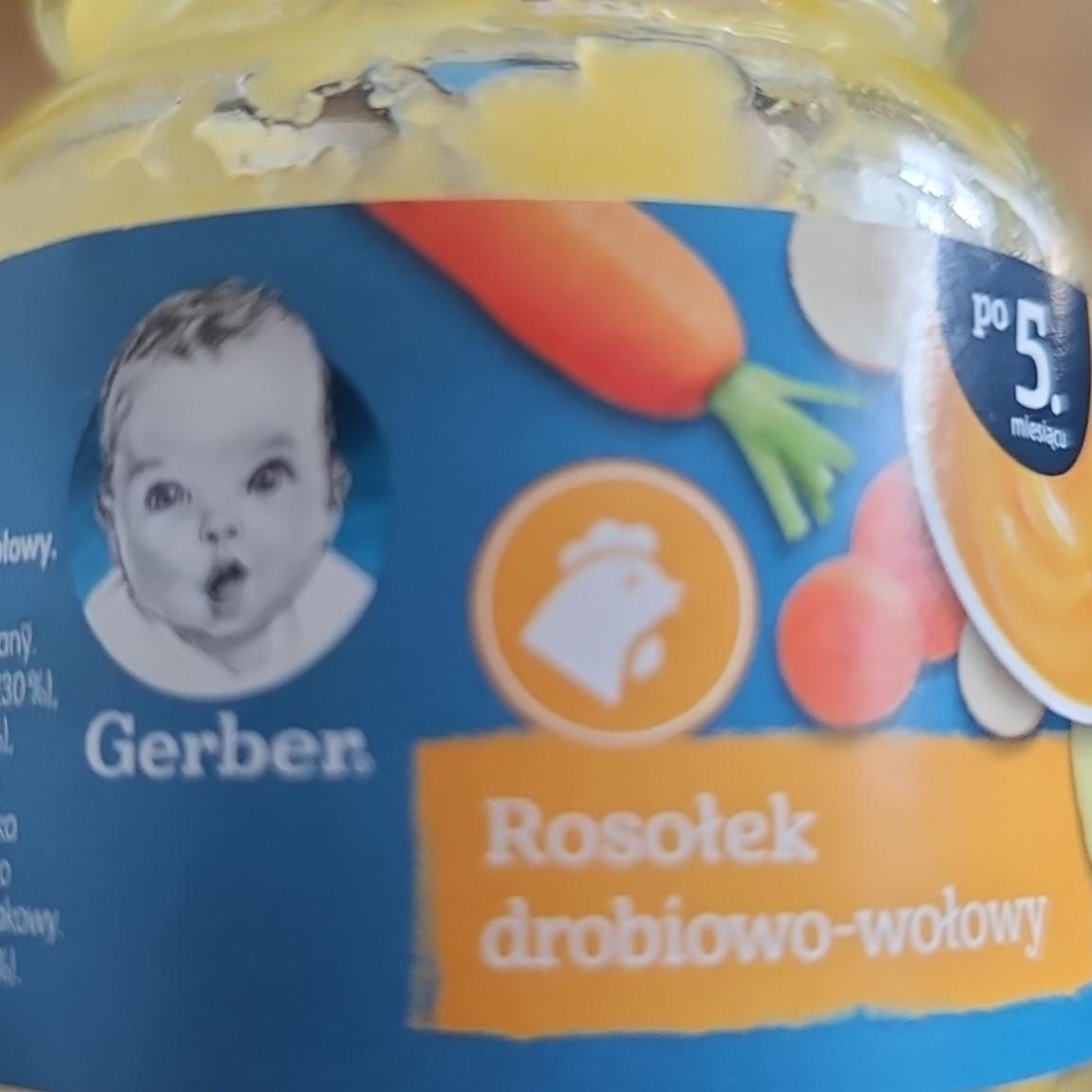 Zdjęcia - Rosołek drobiowo-wołowy dla niemowląt po 5. miesiącu 125 g Gerber