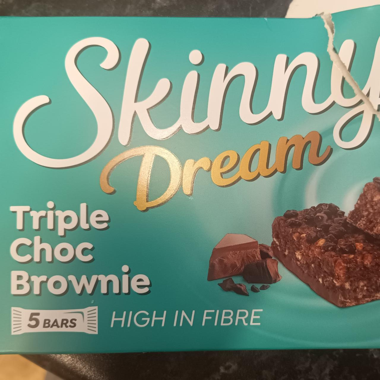 Zdjęcia - Skinny dream triple chocolate brownie Skinny bars