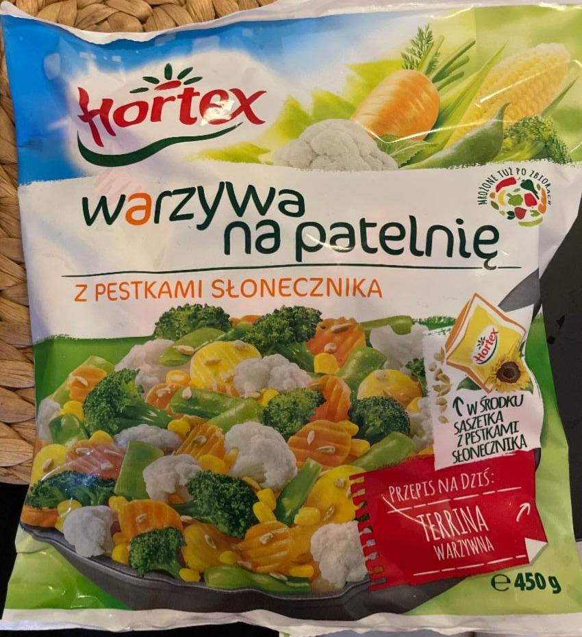 Zdjęcia - Warzywa na patelnię z pestkami słonecznika Hortex