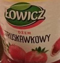 Zdjęcia - Łowicz XXL Dżem truskawkowy o obniżonej zawartości cukrów 450 g