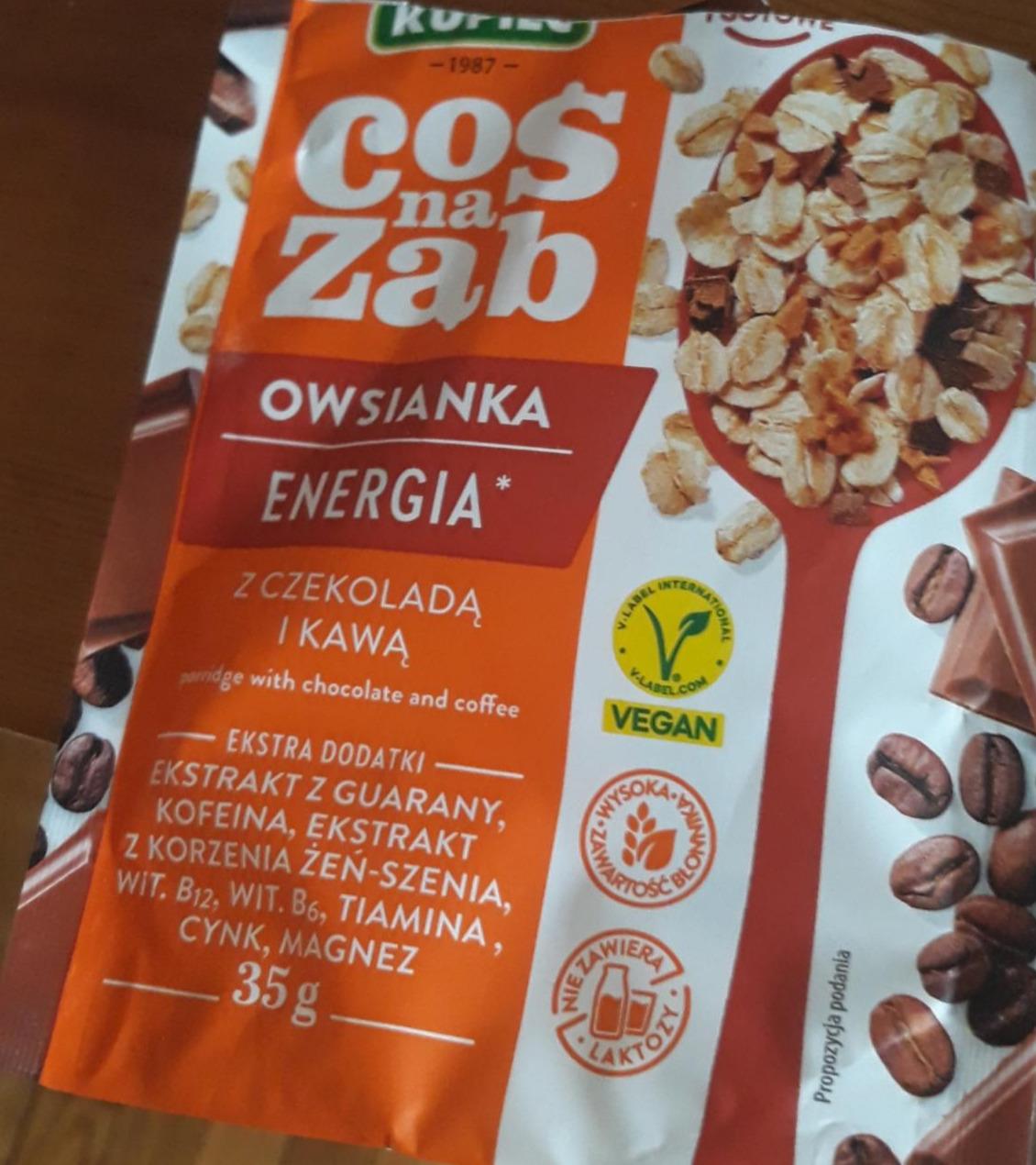 Zdjęcia - Kupiec Coś na ząb Owsianka z czekoladą i kawą 35 g