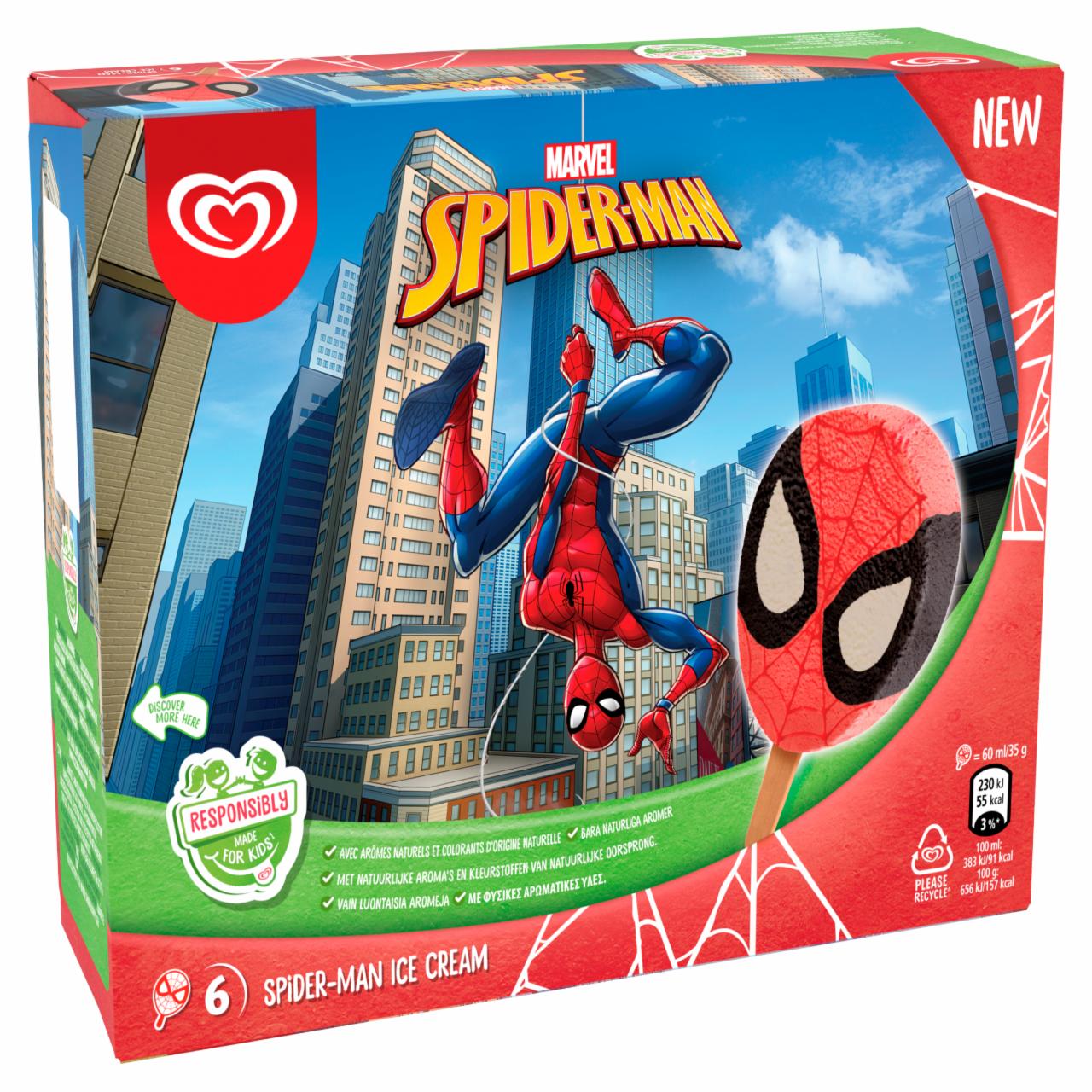 Zdjęcia - Algida Spider-Man Lody 360 ml (6 sztuk)