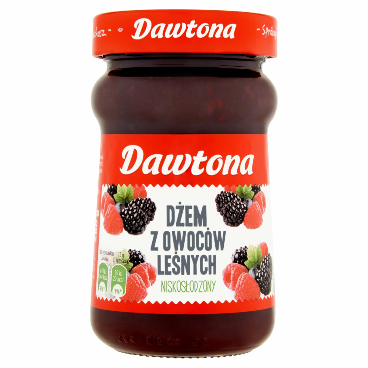 Zdjęcia - Dawtona Dżem z owoców leśnych niskosłodzony 280 g