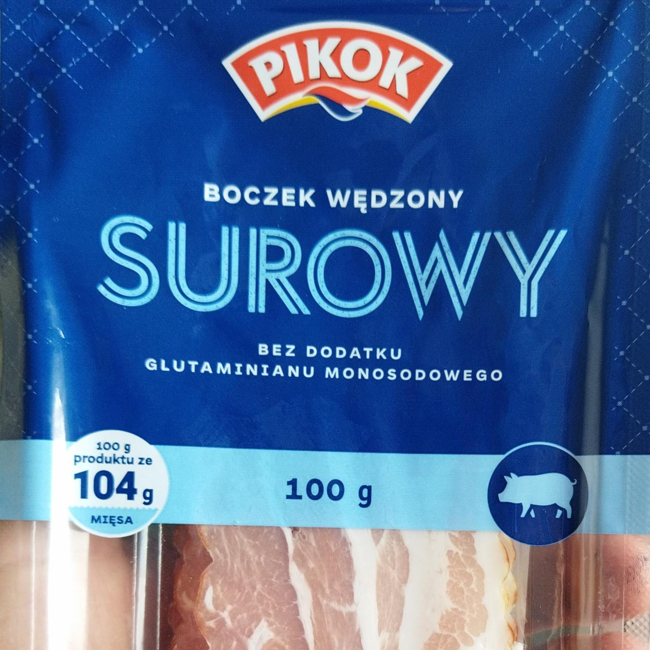 Zdjęcia - Boczek surowy wędzony