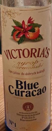 Zdjęcia - Syrop barmański Blue Curacao Victoria's