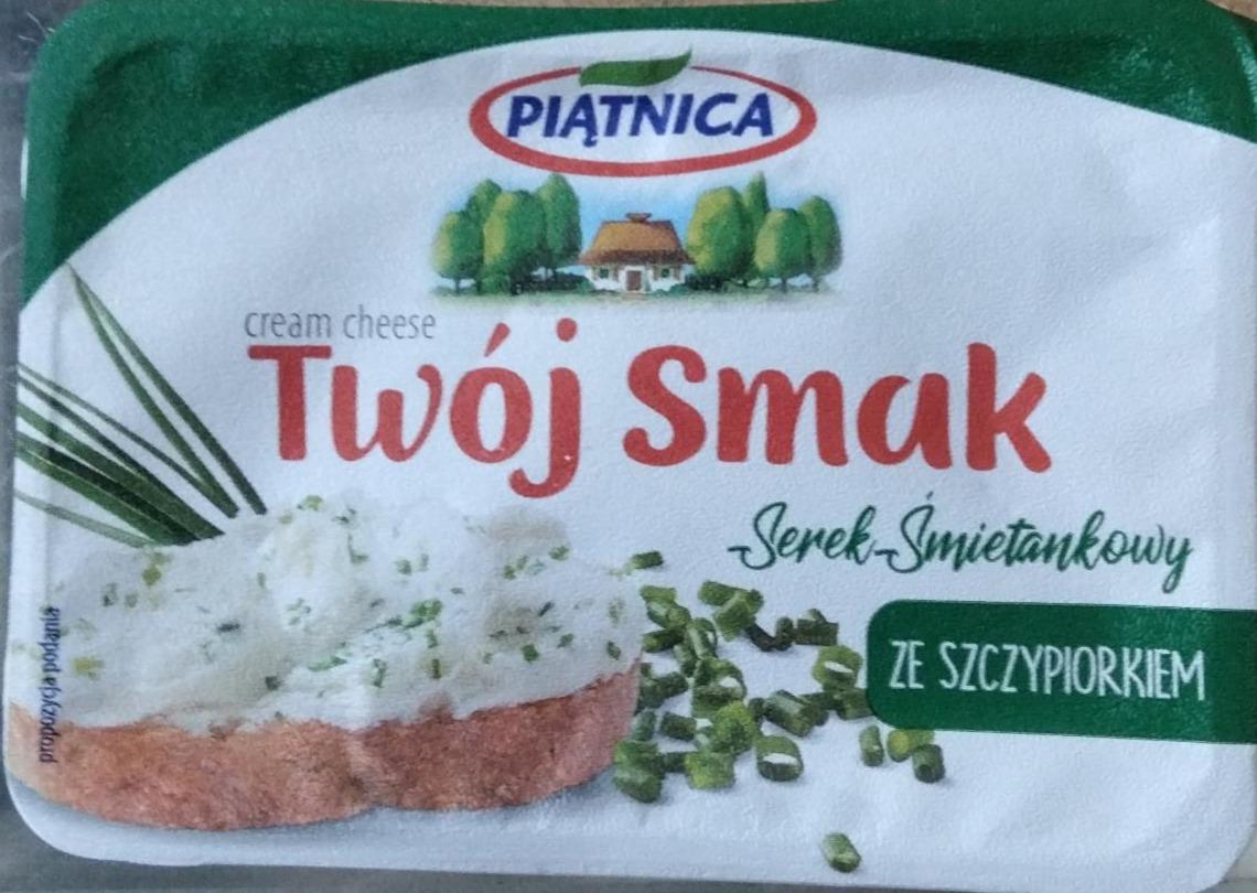 Zdjęcia - Twój smak serek śmietankowy ze szczypiorem Piątnica