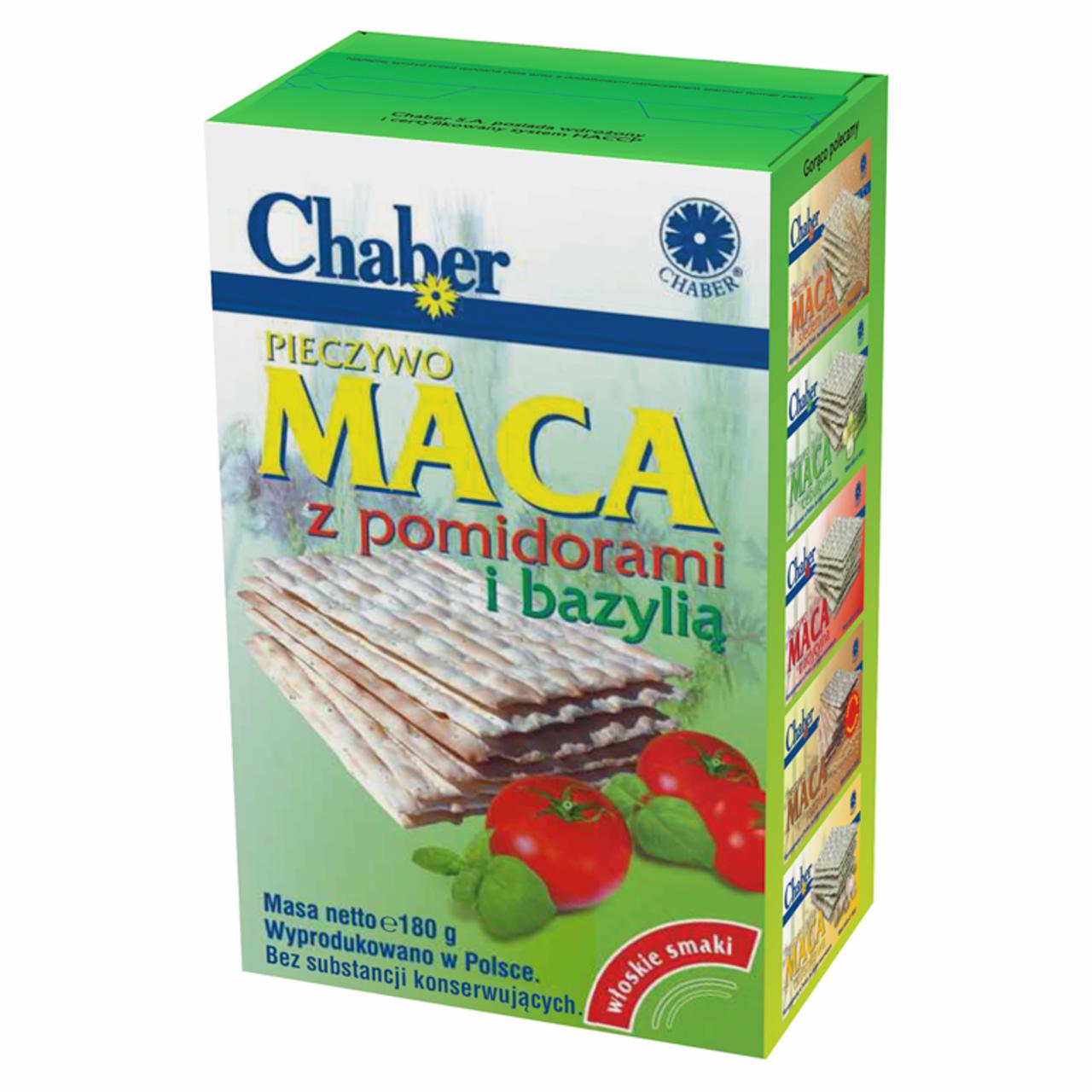 Zdjęcia - Chaber Pieczywo maca z pomidorami i bazylią 180 g