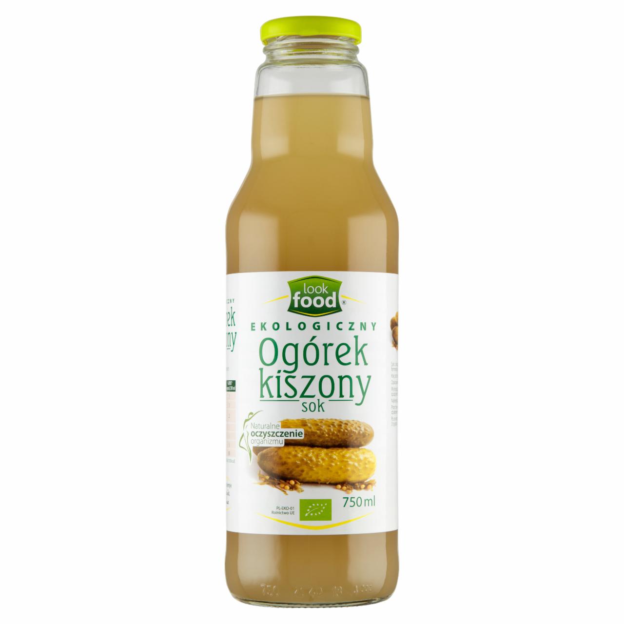 Zdjęcia - Look Food Sok ekologiczny ogórek kiszony 750 ml