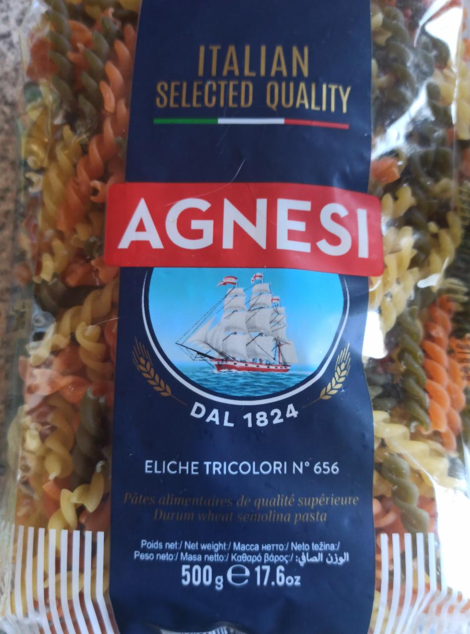 Zdjęcia - Agnesi Makaron Eliche Tricolori nr 656 500 g