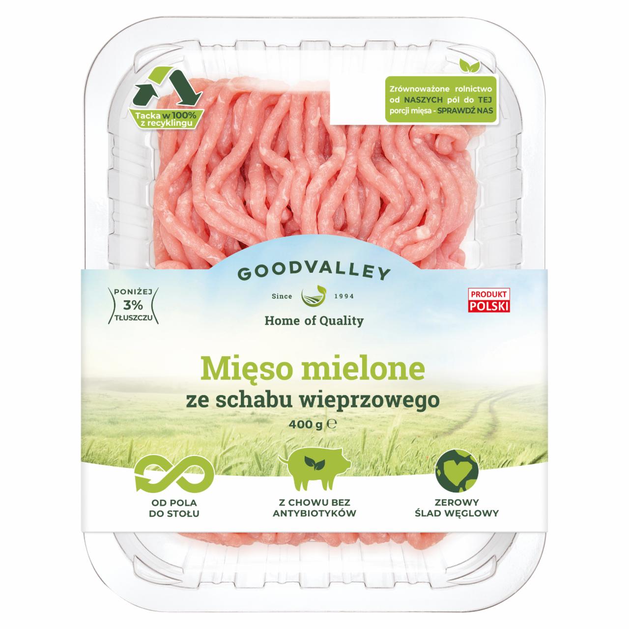 Zdjęcia - Goodvalley Mięso mielone ze schabu wieprzowego 400 g