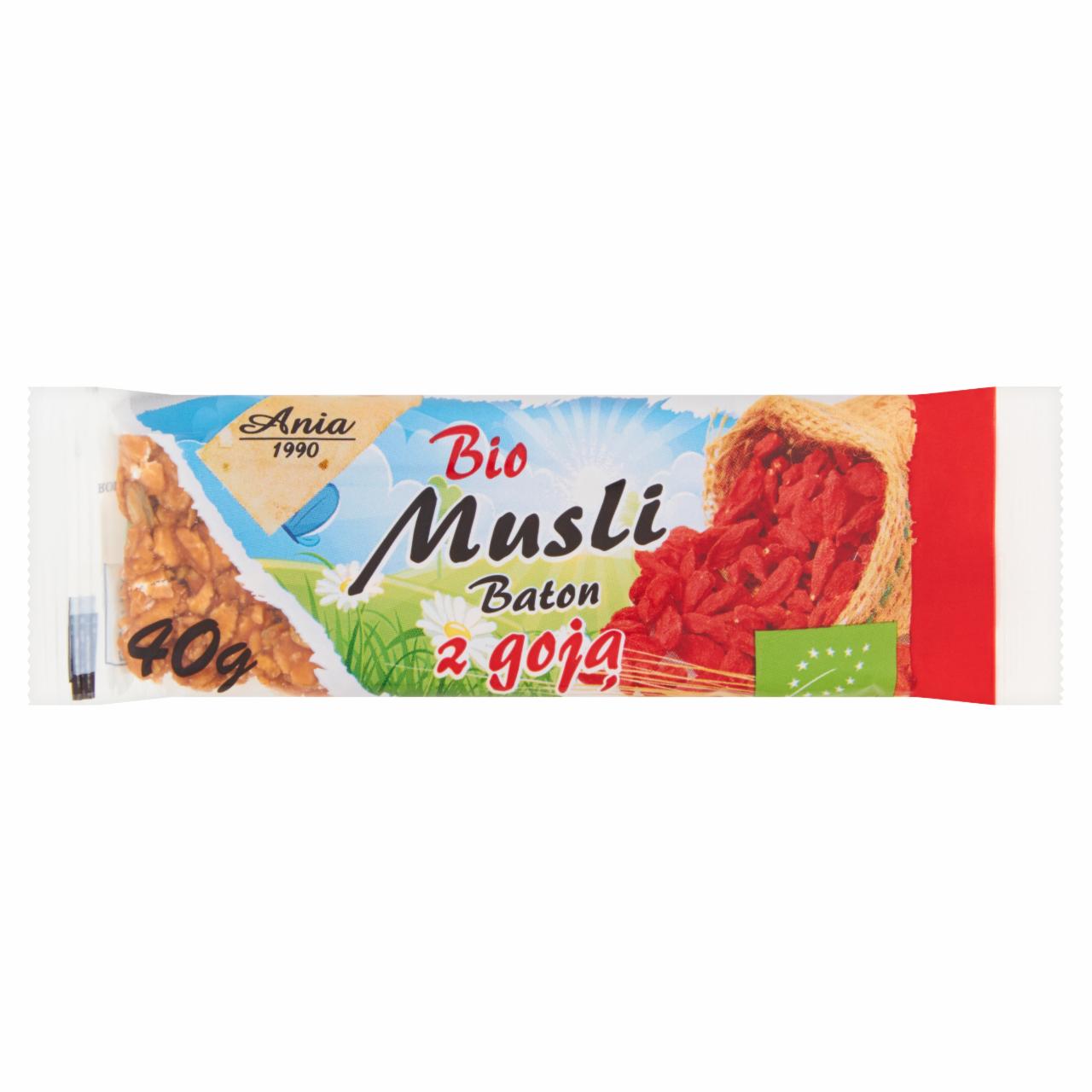 Zdjęcia - Ania Bio Musli Baton z goją 40 g