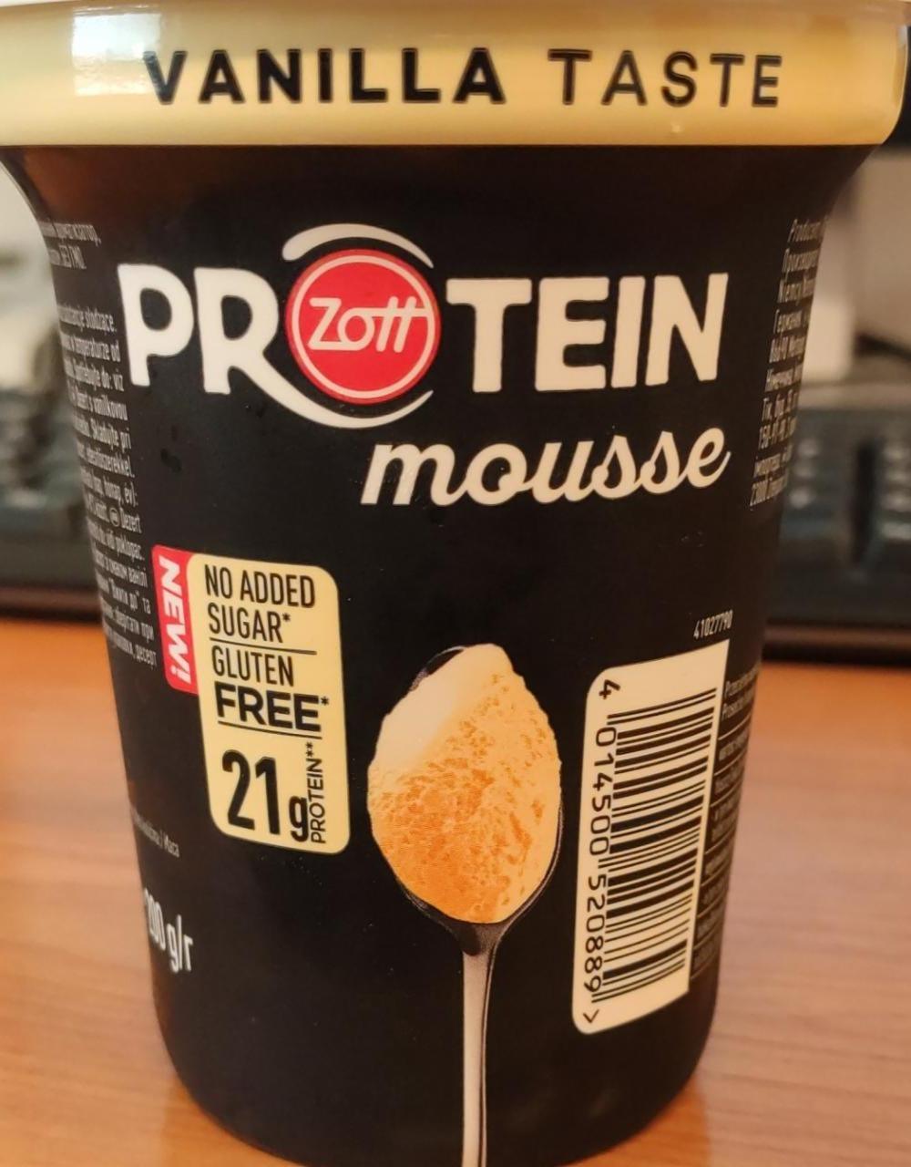 Zdjęcia - Protein mousse vanilla Zott