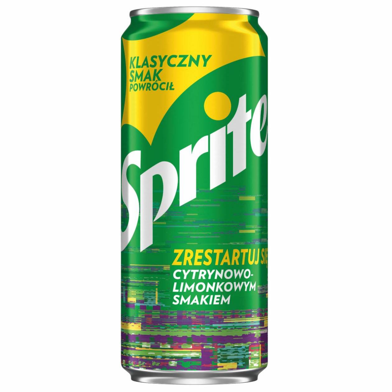 Zdjęcia - Sprite Napój gazowany cytrynowo-limonkowy smak 330 ml