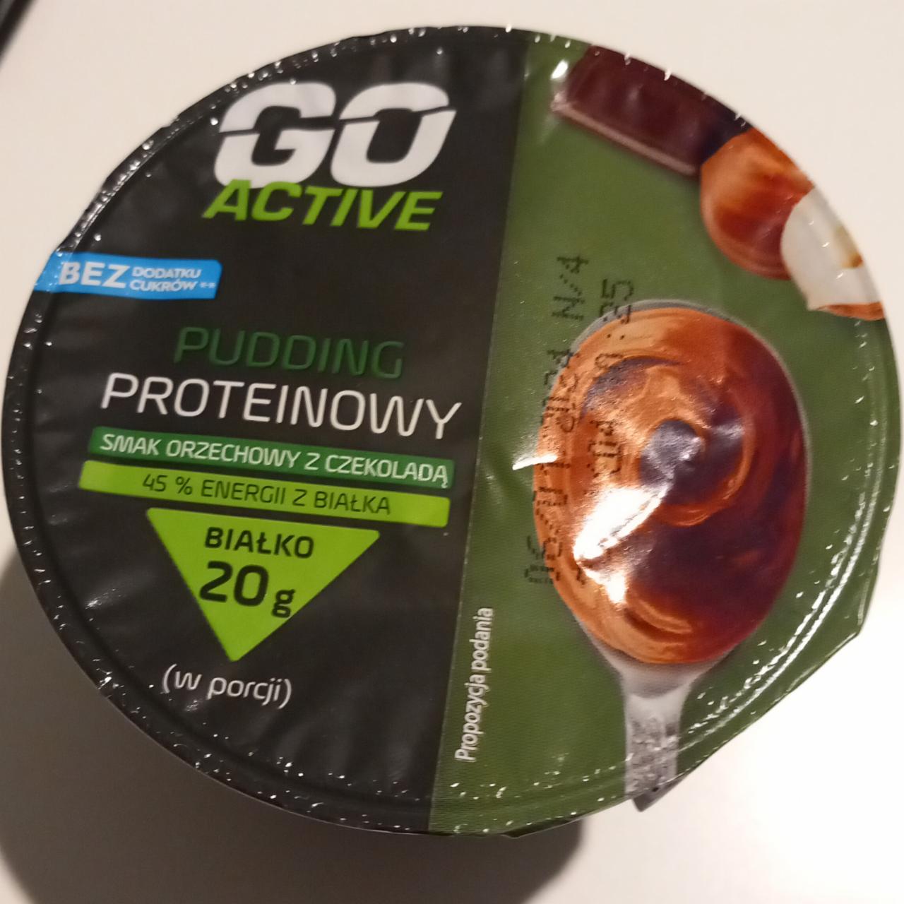 Zdjęcia - Pudding proteinowy smak orzechowy z czekoladą Go Active