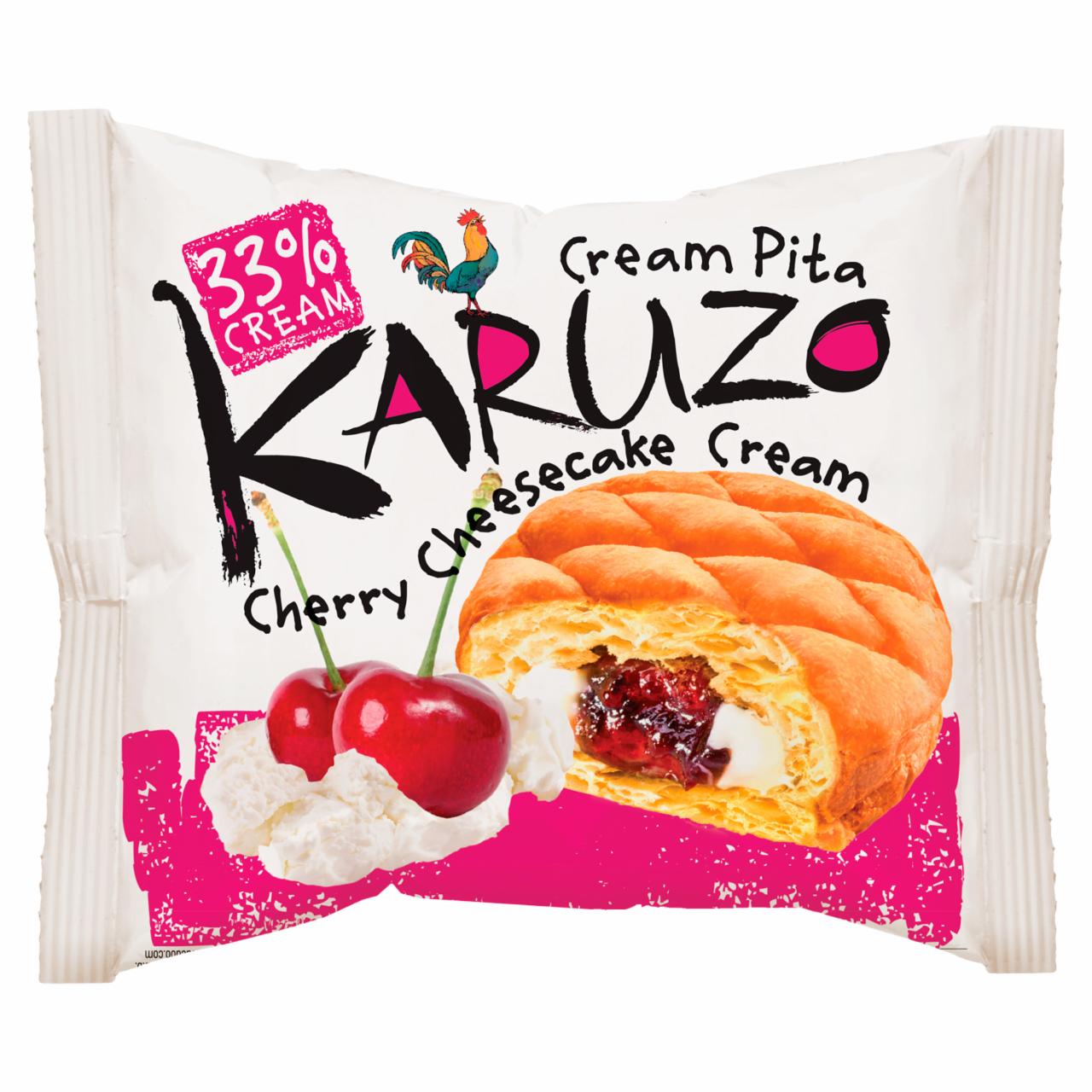 Zdjęcia - The Bakers Karuzo Pita z ciasta francuskiego z nadzieniem z serka śmietankowego i wiśniami 62 g