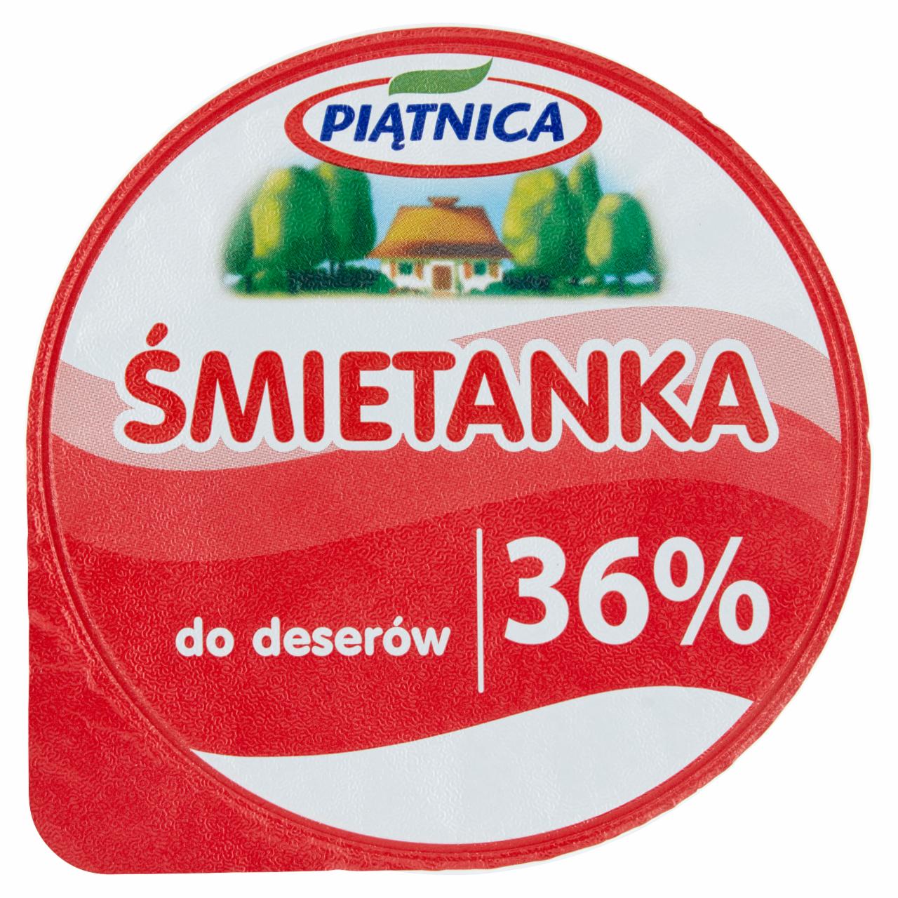 Zdjęcia - Piątnica Śmietanka 36 % 200 g