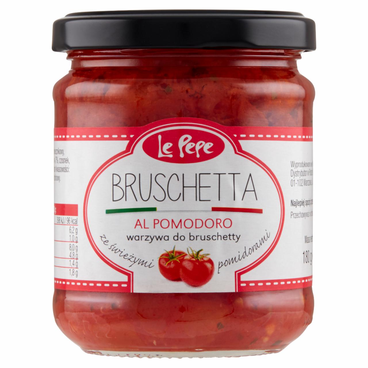 Zdjęcia - Le Pepe Al Pomodoro Warzywa do bruschetty 180 g