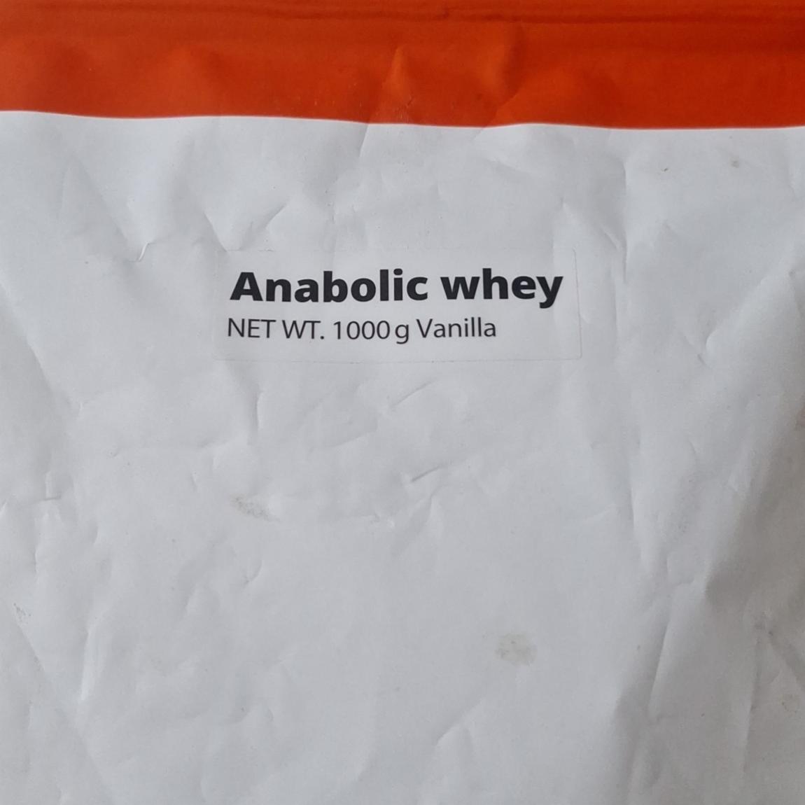 Zdjęcia - Anabolic Whey Protein vanilla GymBeam