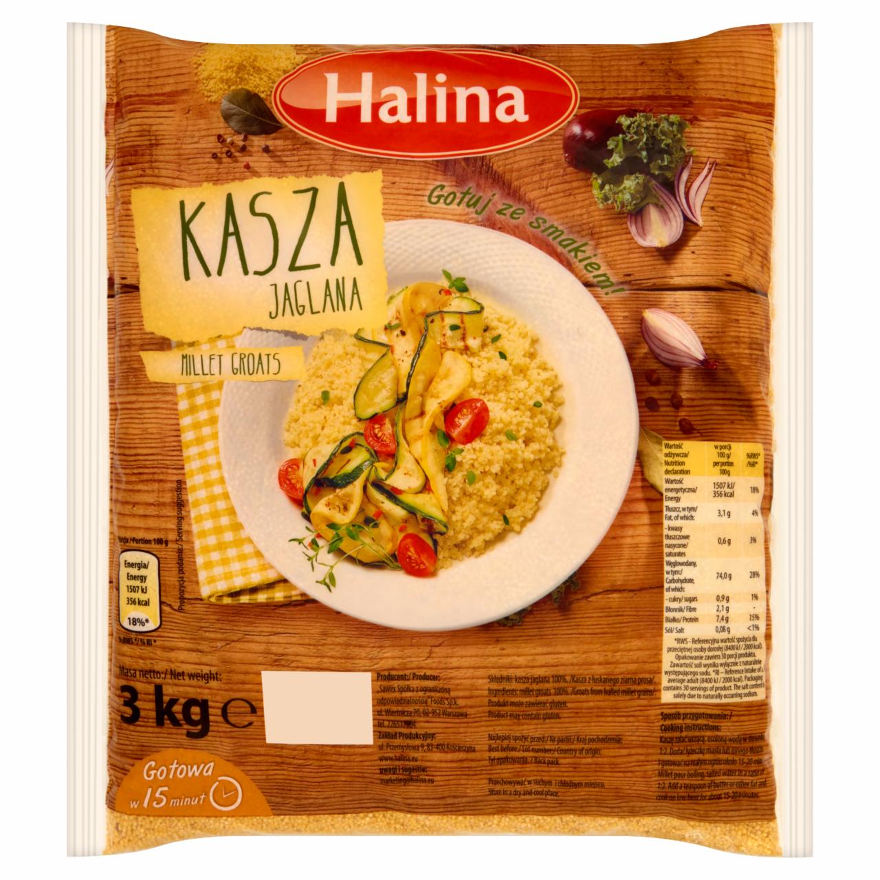 Zdjęcia - Halina Kasza jaglana 3 g