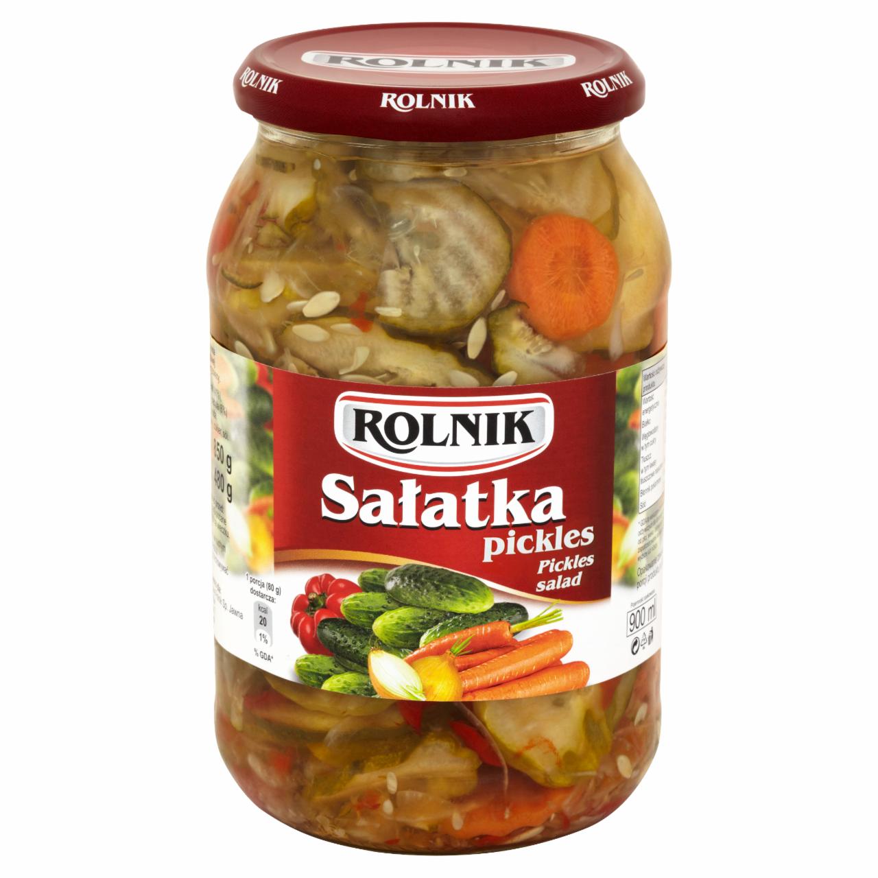 Zdjęcia - Rolnik Sałatka pickles 850 g