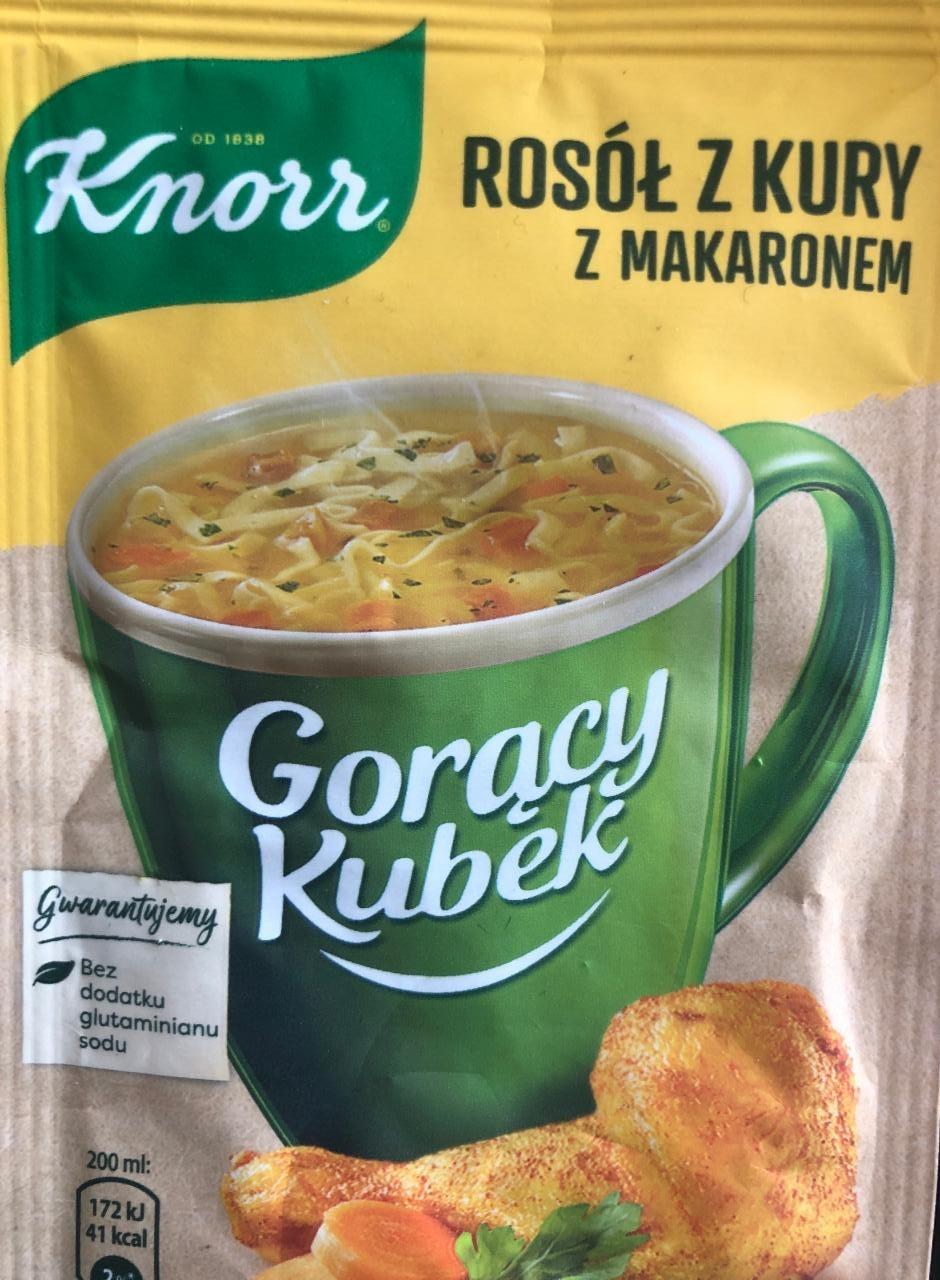 Zdjęcia - Knorr Gorący Kubek Rosół z kury z makaronem 12 g