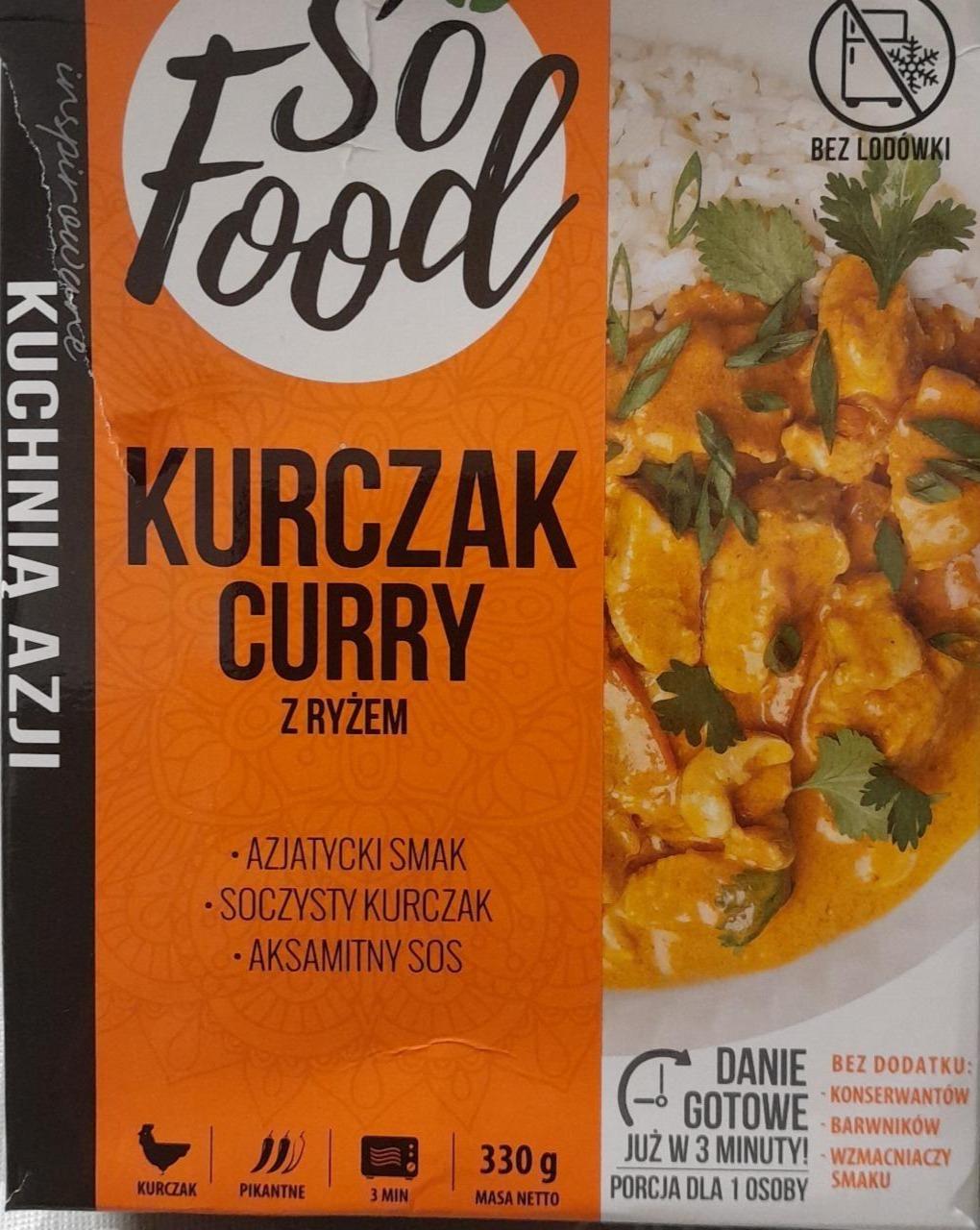 Zdjęcia - Kurczak w czerwonym curry z ryżem So Food