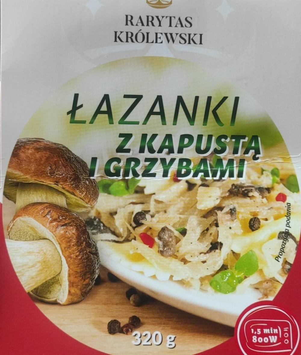 Zdjęcia - Łazanki z kapustą i grzybami Rarytas królewski