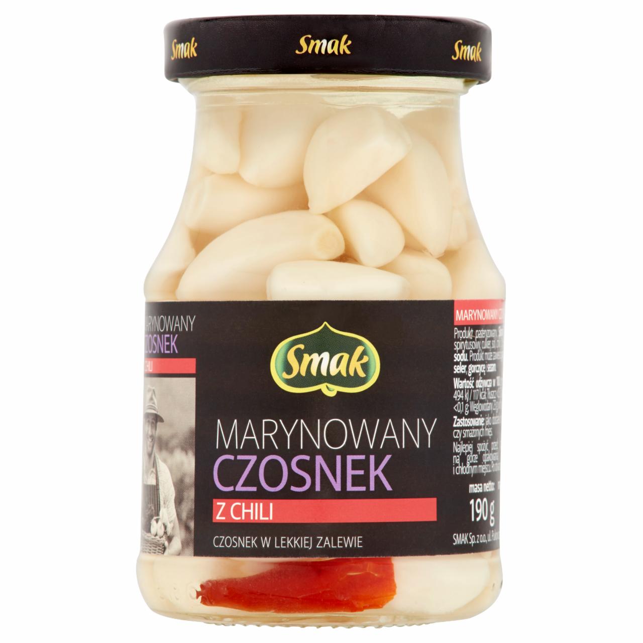 Zdjęcia - Smak Marynowany czosnek z chili 190 g