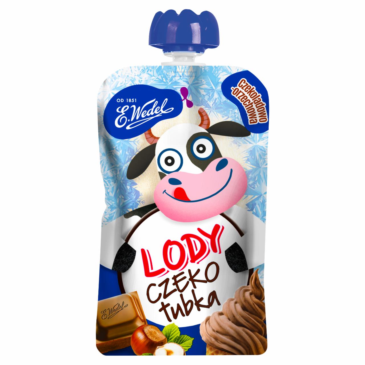 Zdjęcia - E. Wedel Czekotubka Lody czekoladowo-orzechowe 110 ml