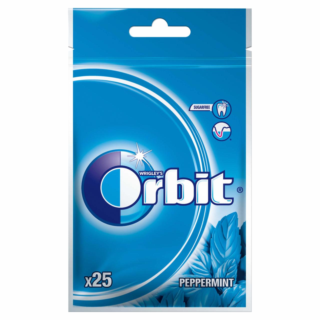 Zdjęcia - Orbit Peppermint Guma do żucia bez cukru 35 g (25 sztuk)