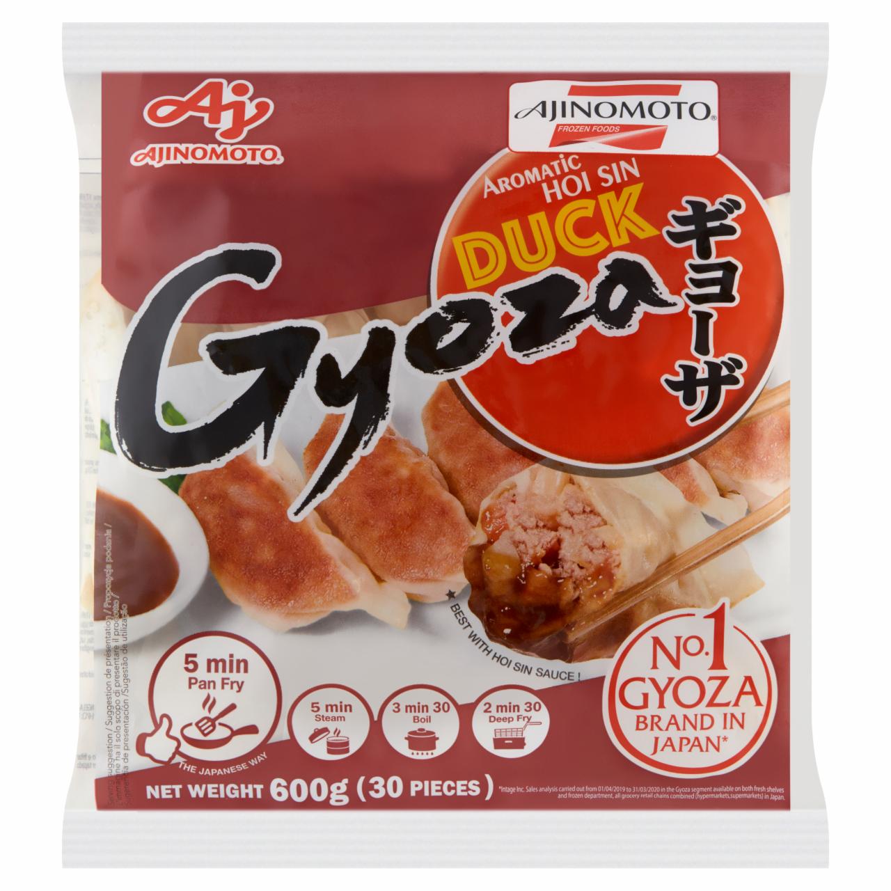 Zdjęcia - Ajinomoto Gyoza Pierogi w japońskim stylu z kaczką 600 g (30 sztuk)