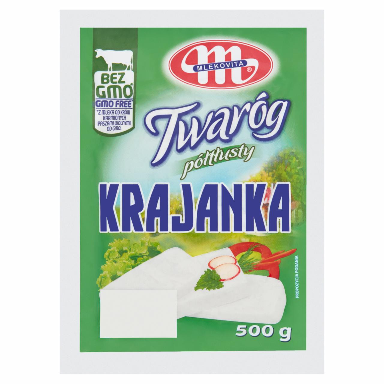 Zdjęcia - Mlekovita Twaróg półtłusty krajanka 500 g