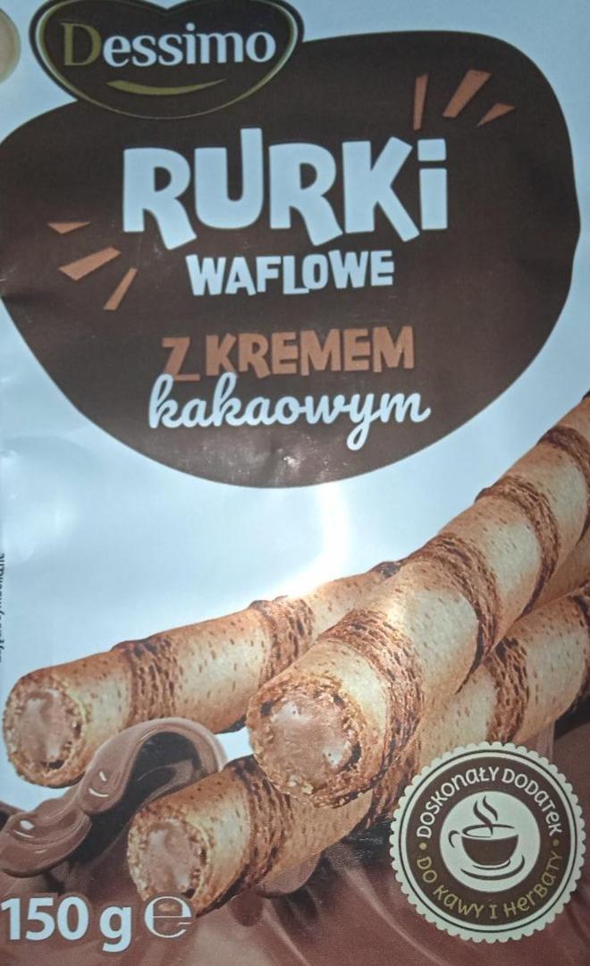 Zdjęcia - dessimo rurki waflowe z kremem kakaowym