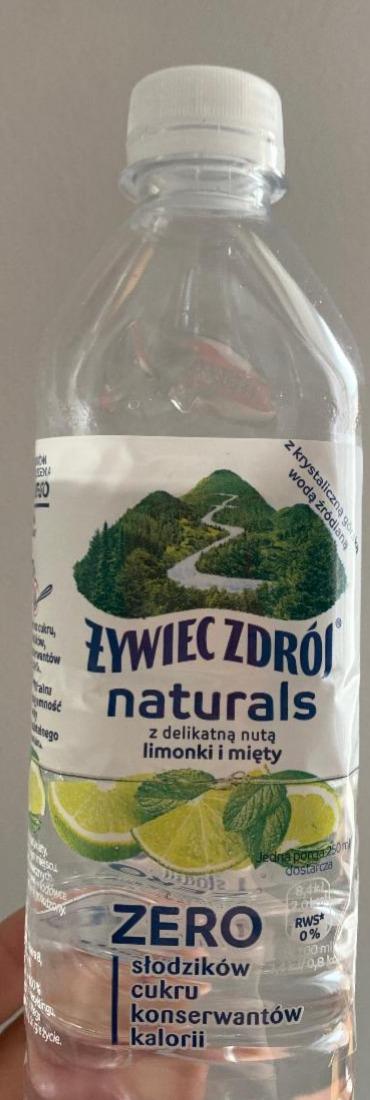 Zdjęcia - Naturals zero limonka mięta Żywiec Zdrój