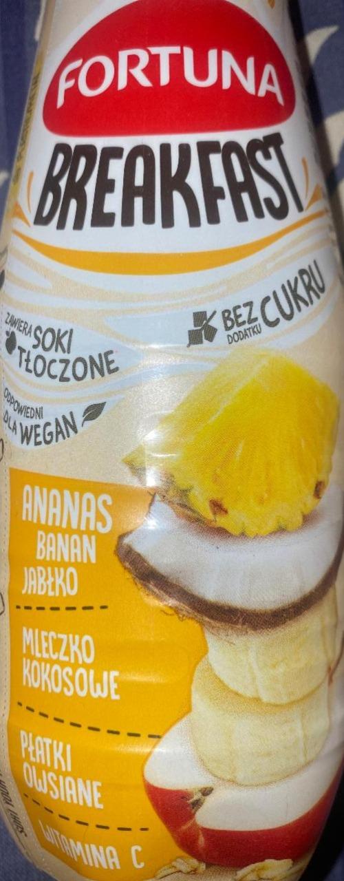 Zdjęcia - Breakfast ananas banan jabłko Fortuna