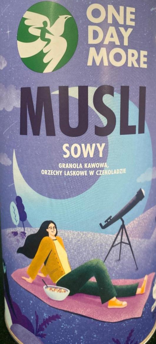 Zdjęcia - Musli sowy granola kawowa orzechy laskowe w czekoladzie One day more