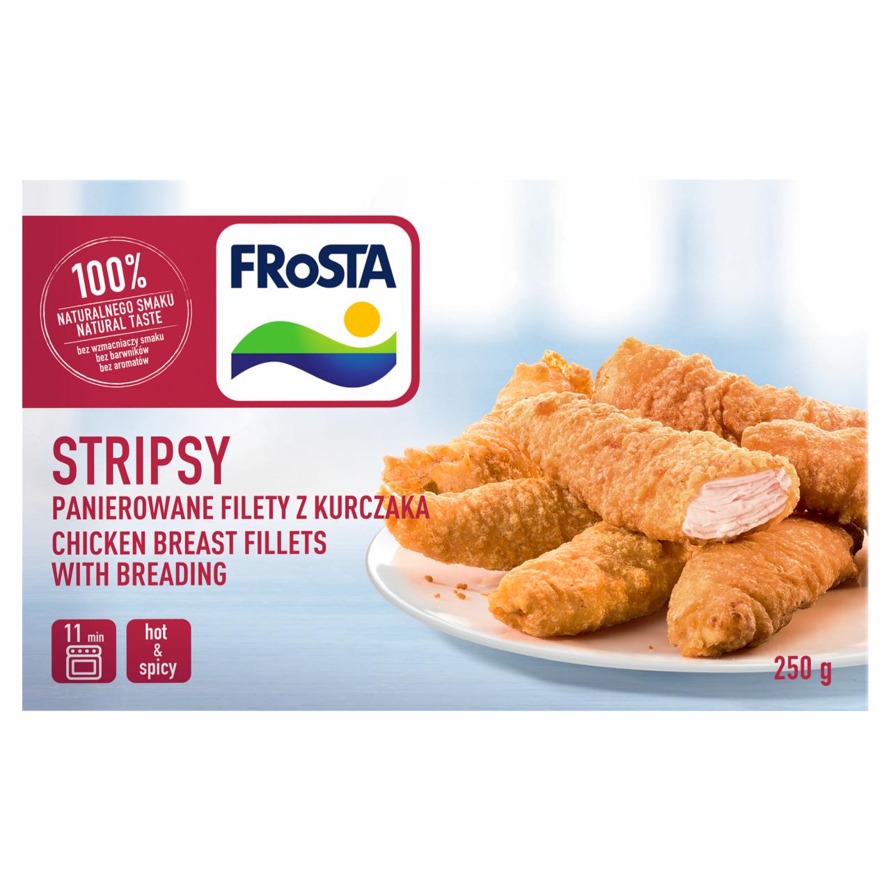 Zdjęcia - FRoSTA Stripsy panierowane filety z kurczaka 250 g