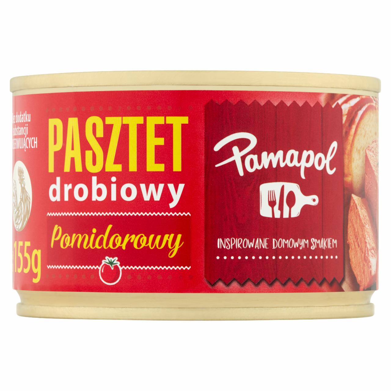 Zdjęcia - Pamapol Pasztet drobiowy pomidorowy 155 g