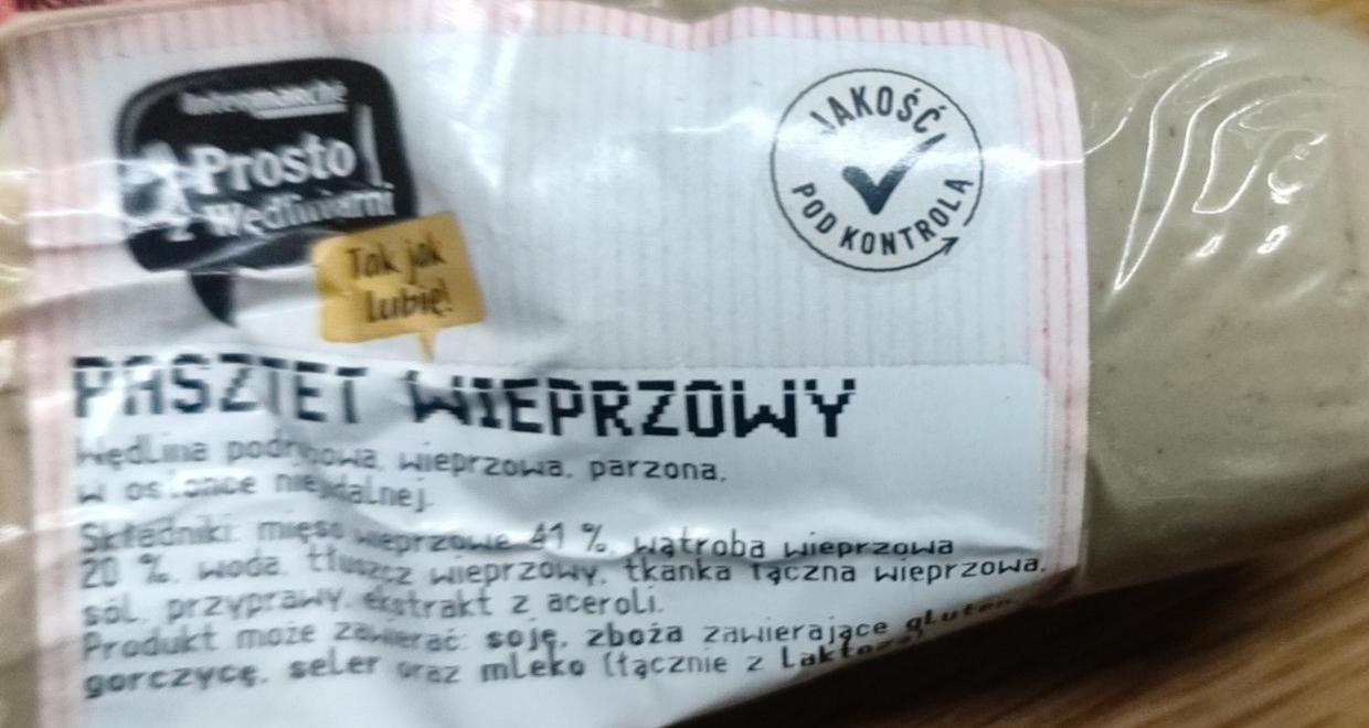 Zdjęcia - Pasztet wieprzowy Intermarche Prosto z Wędliniarni