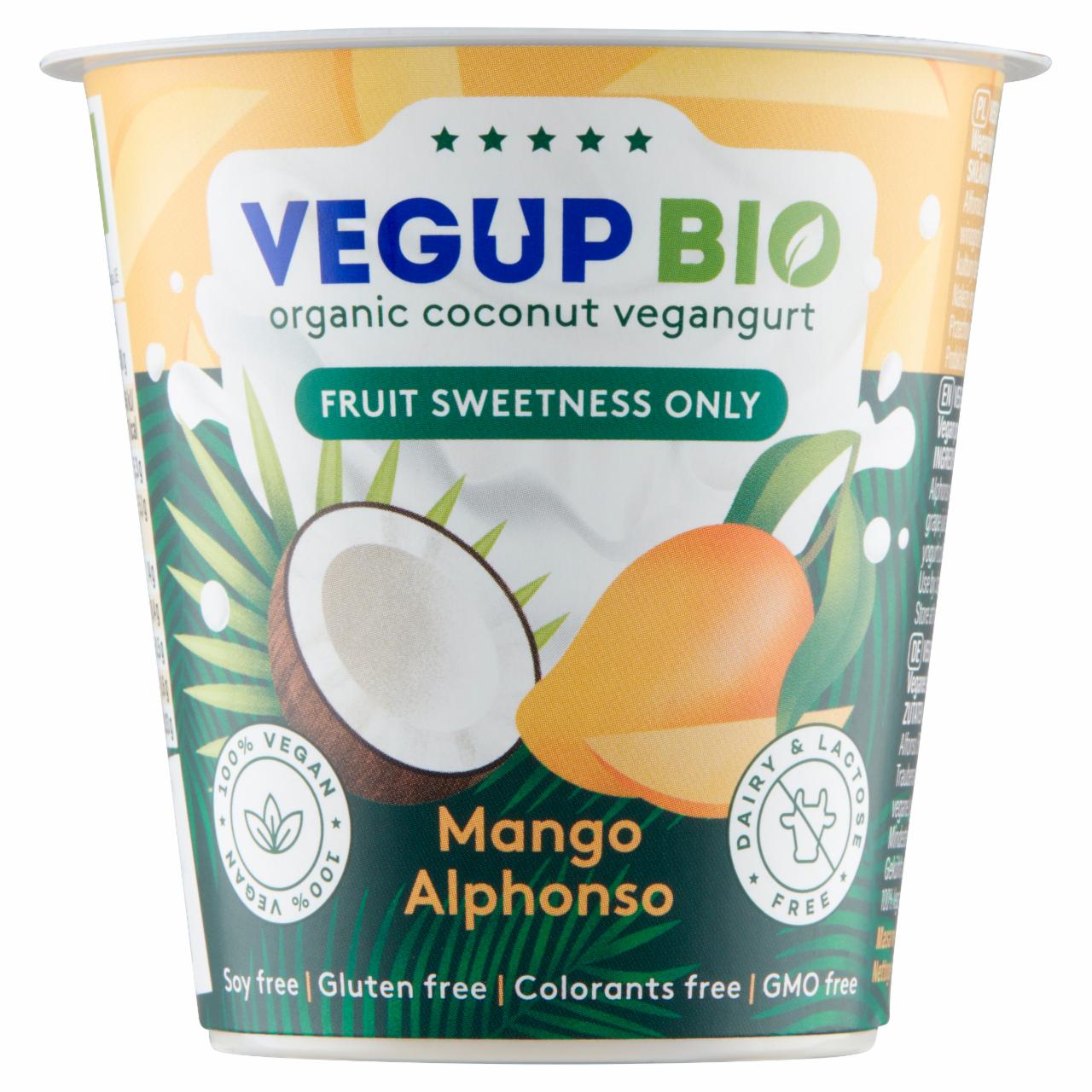 Zdjęcia - Organic coconut vegangurt mango alphonso Vegup Bio