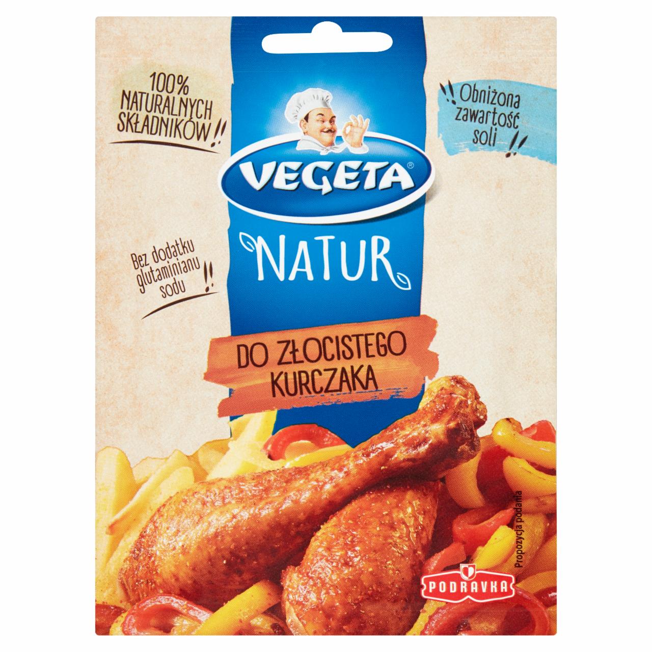 Zdjęcia - Vegeta Natur Mieszanka przyprawowa do złocistego kurczaka 20 g