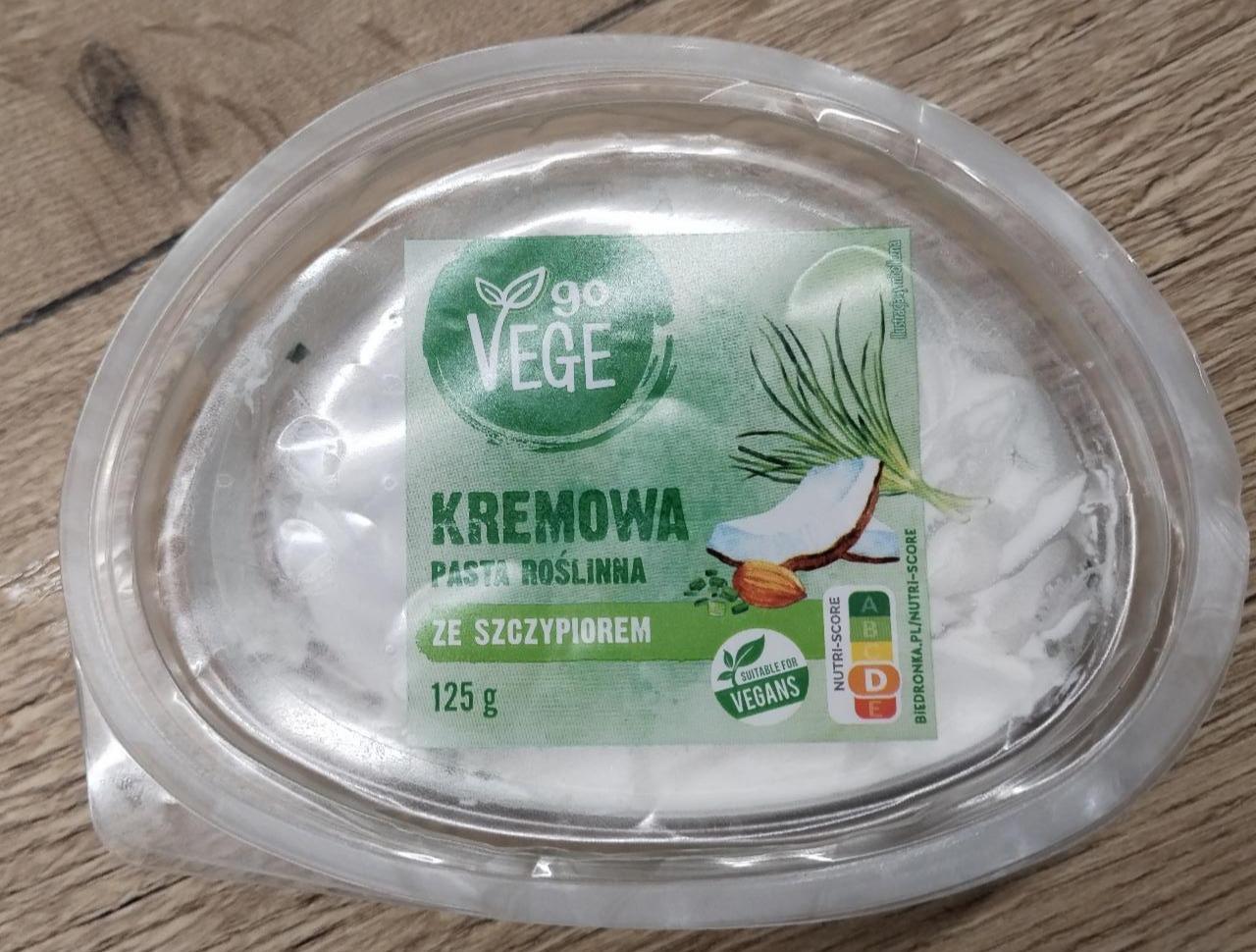 Zdjęcia - Pasta kremowa roślinna ze szczypiorkiem Go Vege