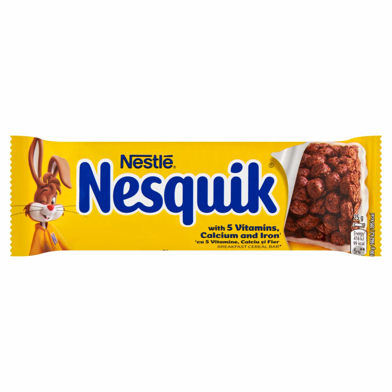 Zdjęcia - Nesquik breakfast cereal bar with milky base Nestlé