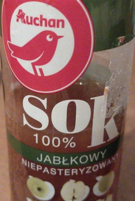 Zdjęcia - sok jabłkowy 100% auchan