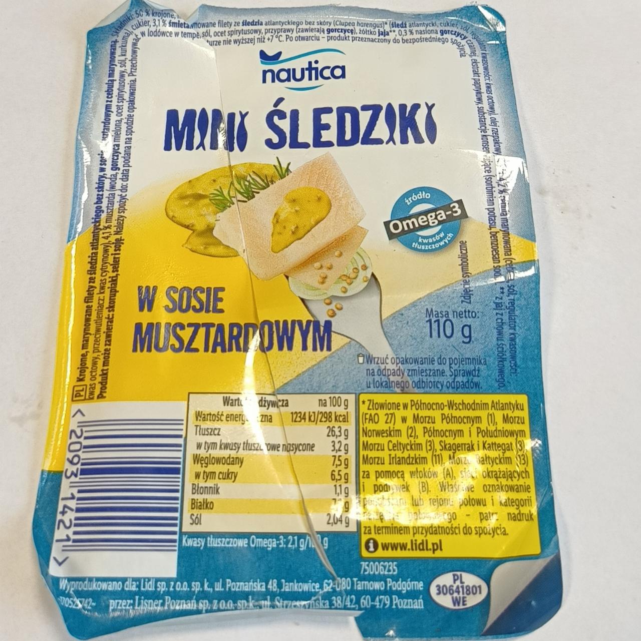 Zdjęcia - Mini śledziki w sosie musztardowym Nautica