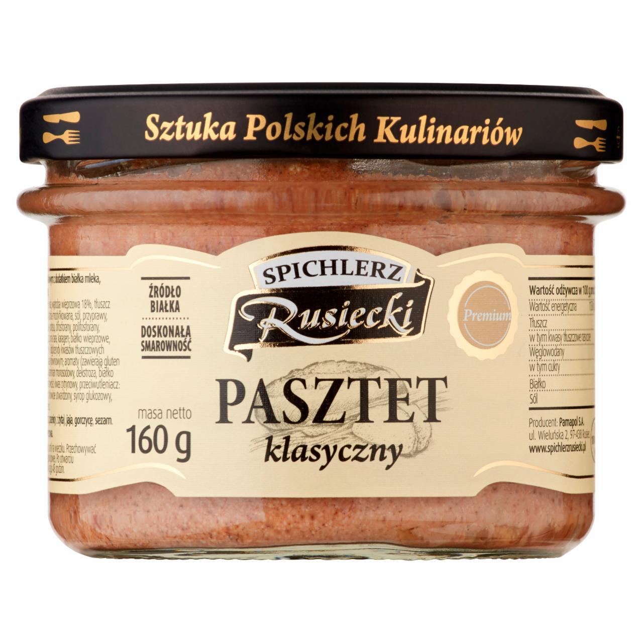 Zdjęcia - Spichlerz Rusiecki Pasztet klasyczny 160 g