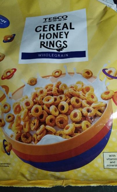 Zdjęcia - Cereal Honey Rings Tesco