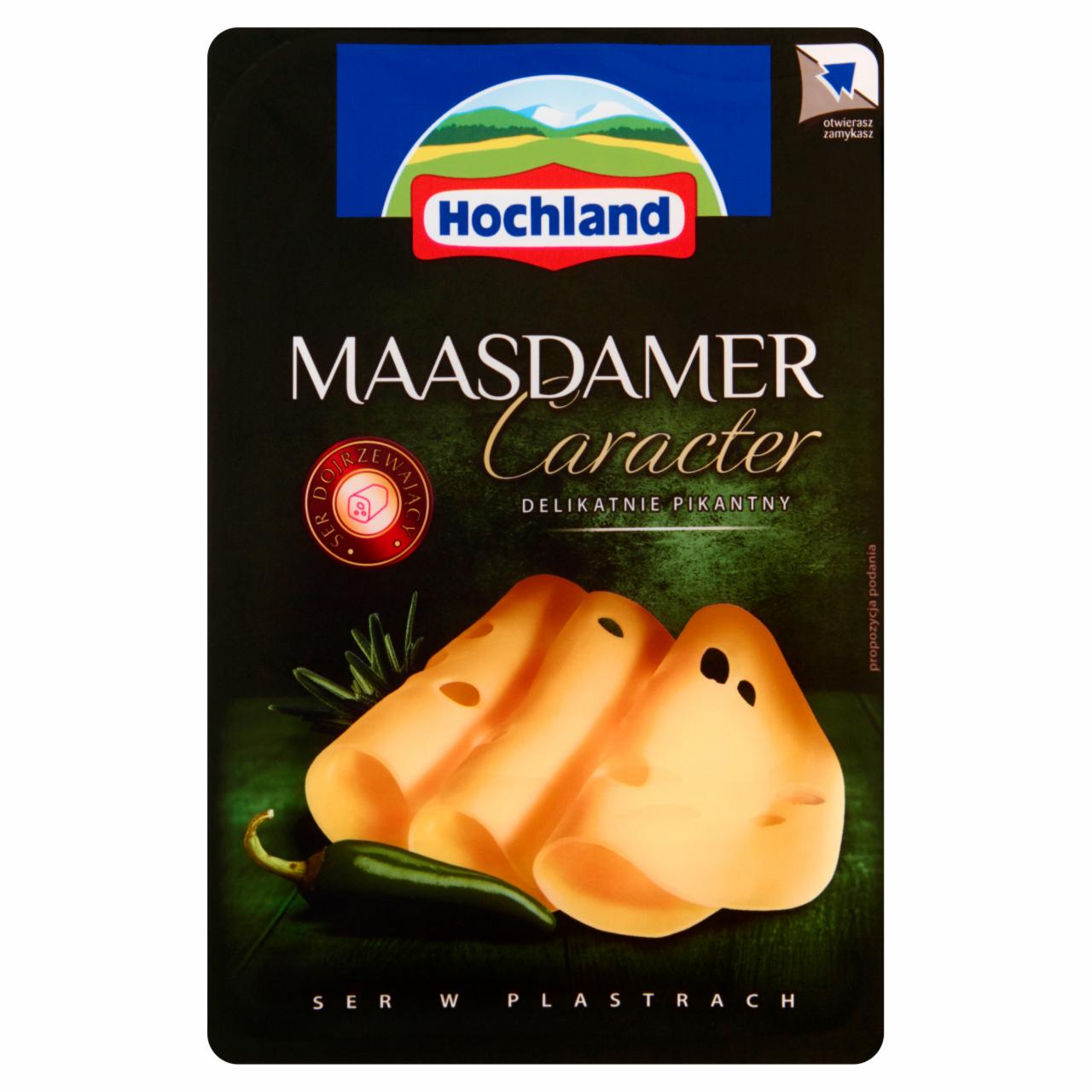 Zdjęcia - Hochland Maasdamer Caracter Ser w plastrach 135 g