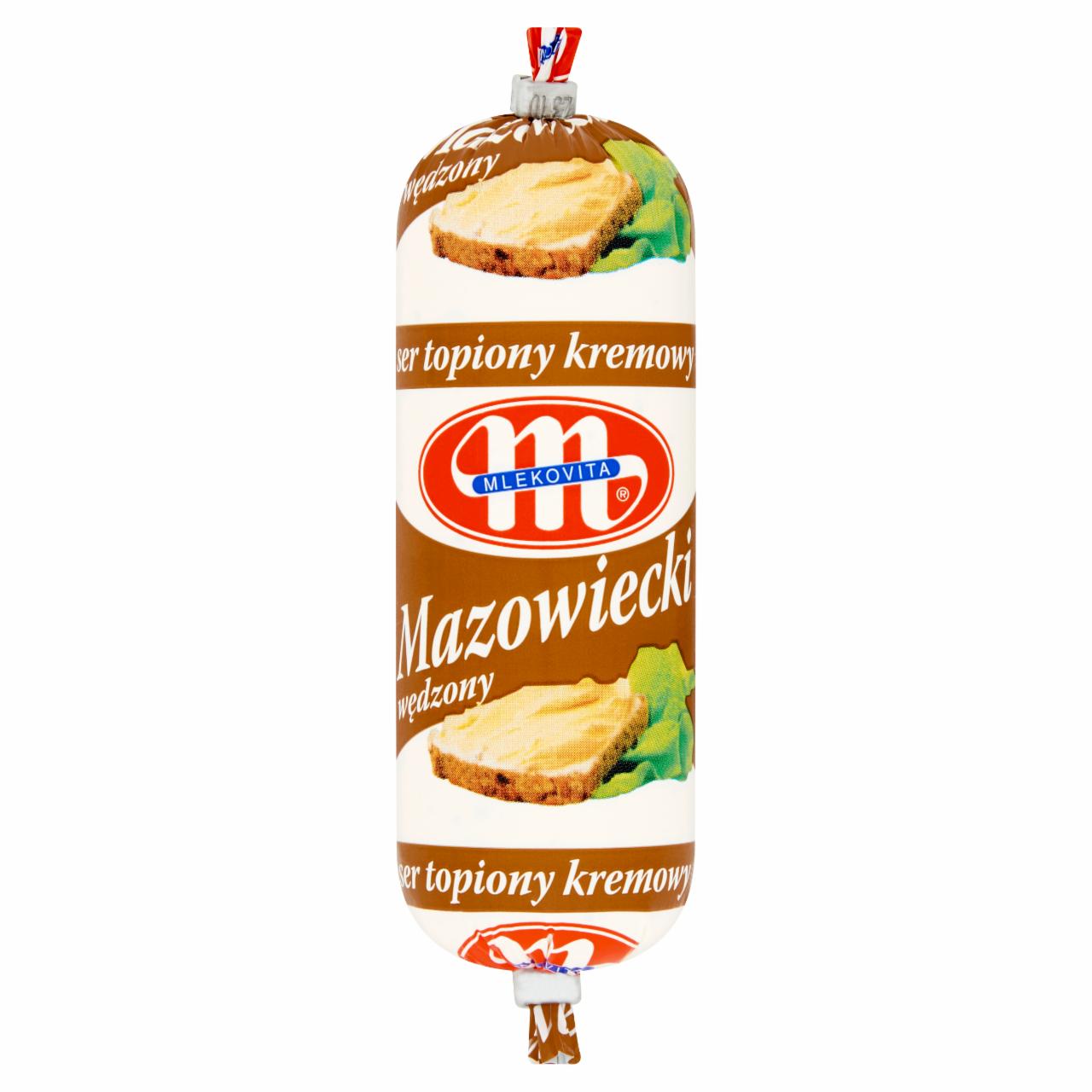 Zdjęcia - Mlekovita Mazowiecki ser topiony kremowy wędzony 100 g