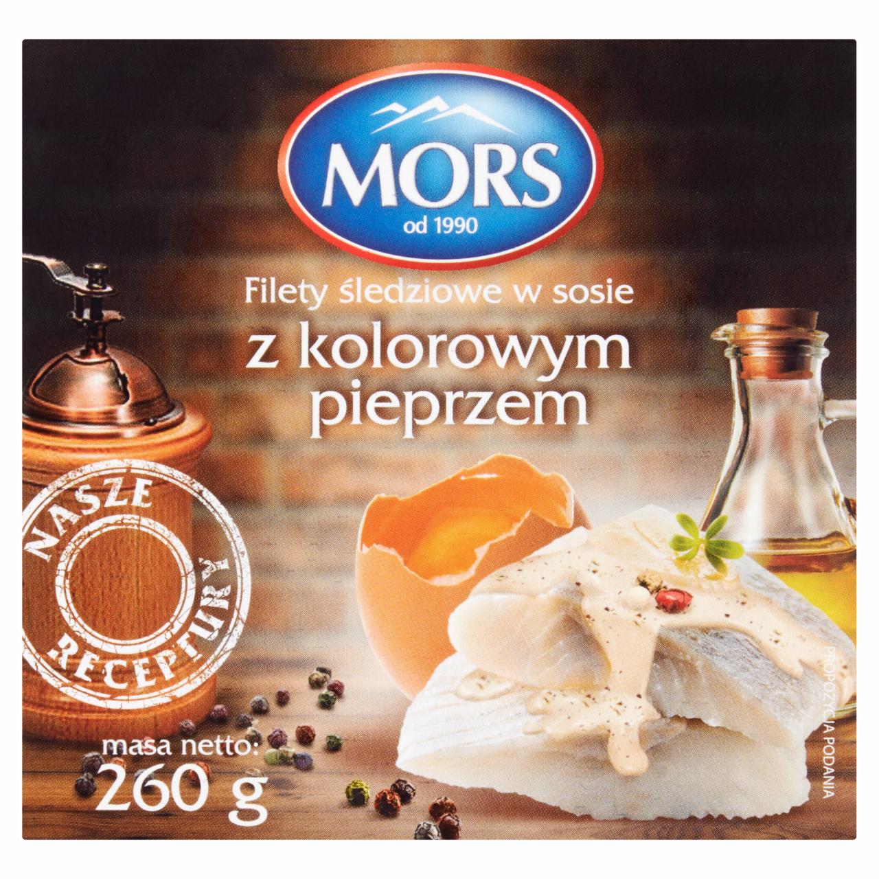 Zdjęcia - Mors Filety śledziowe w sosie z kolorowym pieprzem 260 g